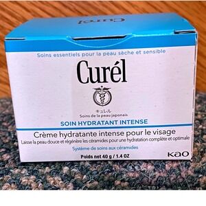 Curél Intensive Moisture Facial Cream Dry Sensitive Skin Ceramides 1.4 OZ